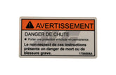 1704804 Decal, Warning Fall Hazard (Ca | JLG